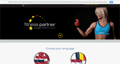 Desktop Screenshot of fitness-partner.com